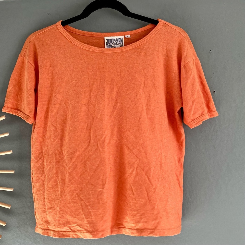 Jungmaven Hemp Organic Cotton Burnt Orange Tee